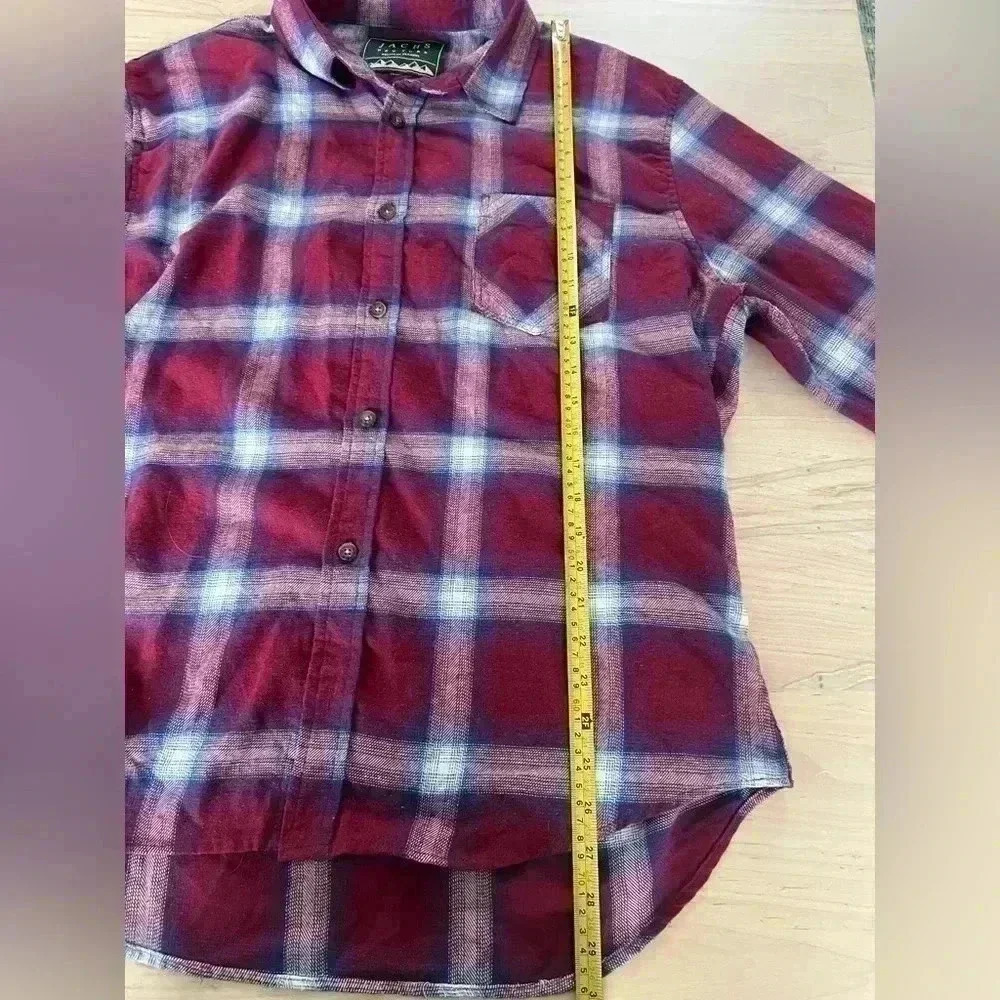 Jachs New York Men’s Flannel Plaid Shirt Size Large - Picture 4 of 5